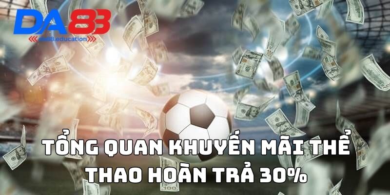 Tổng quan khuyến mãi Thể thao hoàn trả 30%